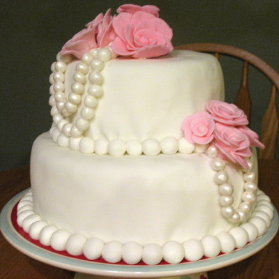 Strand Of Pearls Mother's Day Cake