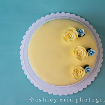 Yellow Rose Cake