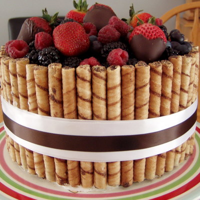 Fruit Topped Cake