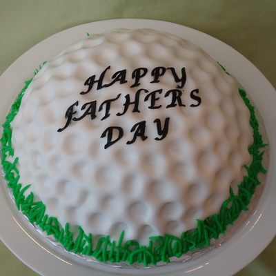 Golf Ball Fathers Day Cake