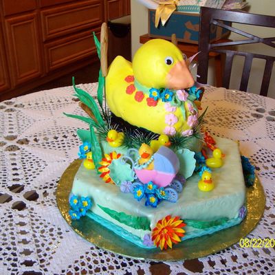 Rubber Ducky Cake