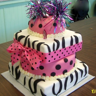 Fondant Zebra