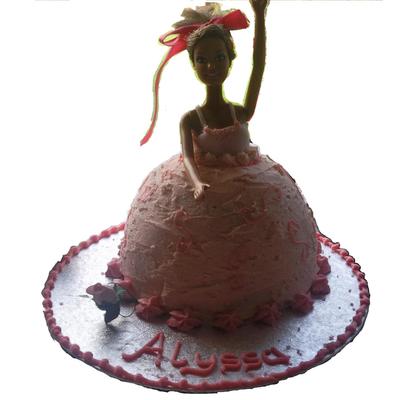 Princess Alyssa Flower Cake