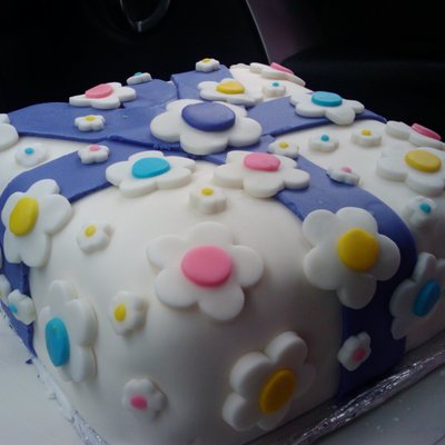 Square Fondant Cake