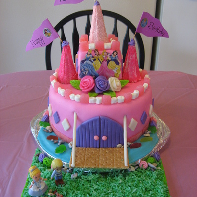 Princess Castle Cake