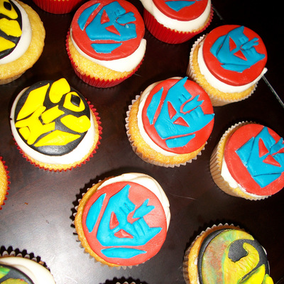 Transformer Cupcakes