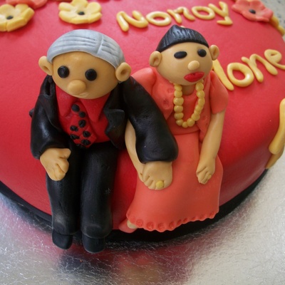 40Th Wedding Anniversary Cake