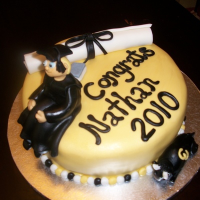 Colorado University Graduation Cake