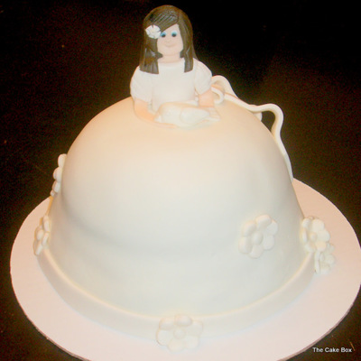 Girls Baptism Cake