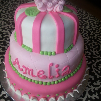 Pretty In Pink Princess Cake