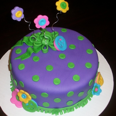 Groovy Garden Cake
