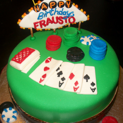 Casino/poker Cake