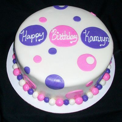 Pink And Purple Polka Dots