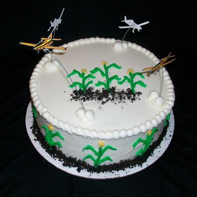 Crop Dusting Cake