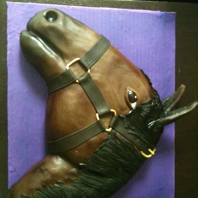 Horse Head Cake