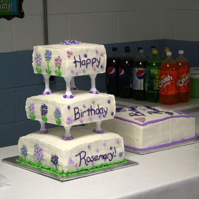 Drop Flower Birthday Cake