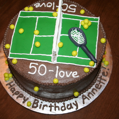 Over The Hill Tennis Enthusiast