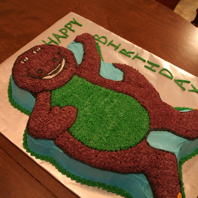 Barney Cake