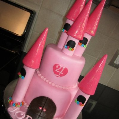 Princess Castle Cake