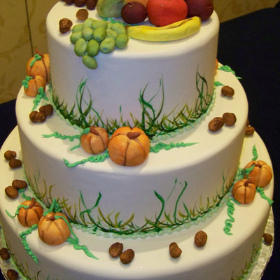 Fall Theme Cake