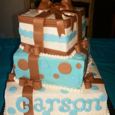Baby Boy Shower Cake