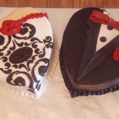 Bride And Groom Hearts