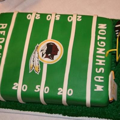 Redskins Cake