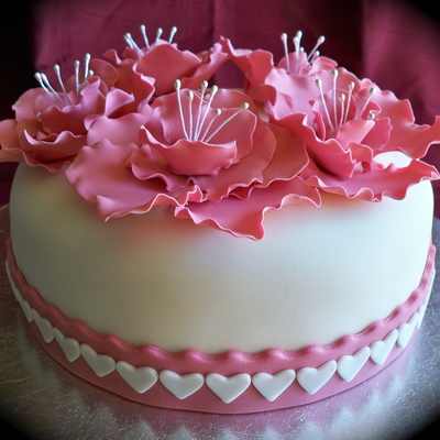Valentine's Flower Cake 2010
