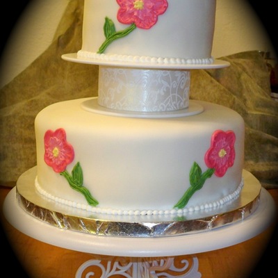 Brush Embroidery Flowers