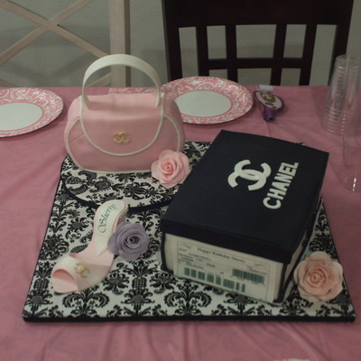 Chanel Purse Shoebox And Shoe