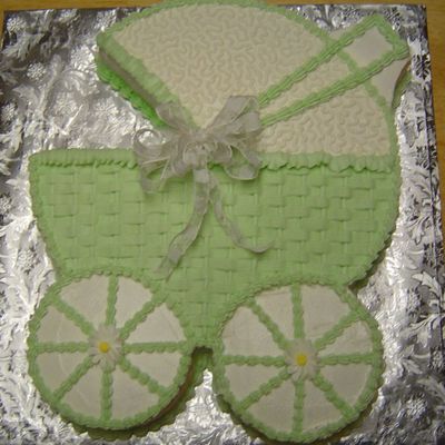 Baby Carriage - Green