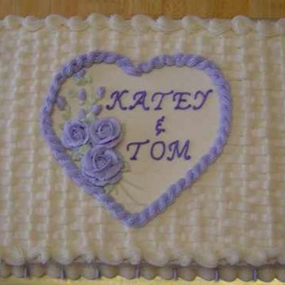 Bridal Shower - Basketweave & Heart