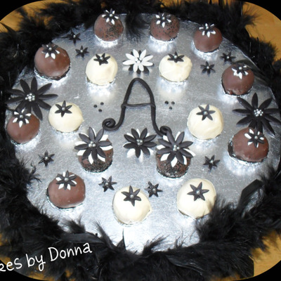Black And White Cake Balls
