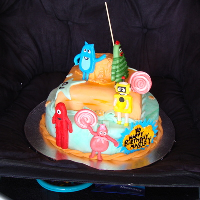 Yo Gabba Gabba Marley Cake