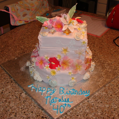 Tropical Birthday Cake