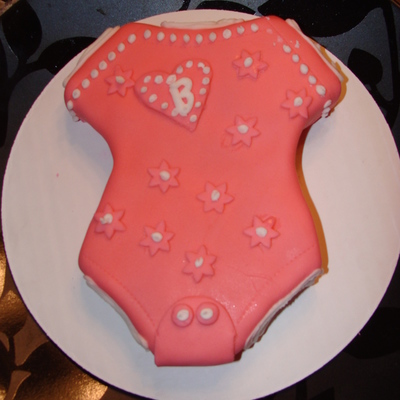 Pink Onesie Cake