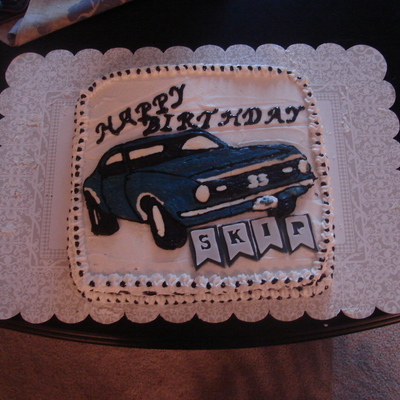 68 Camero Birthday Cake