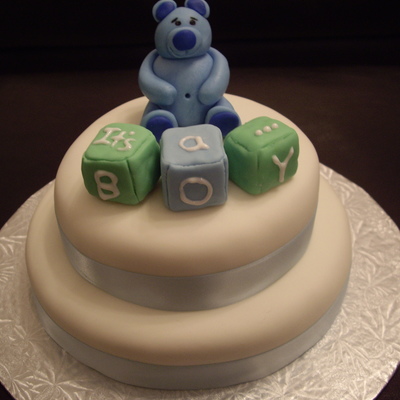 Teddy Bear Shower Cake