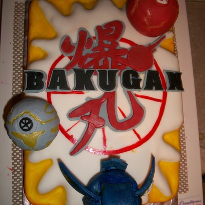 Bakugan Cake