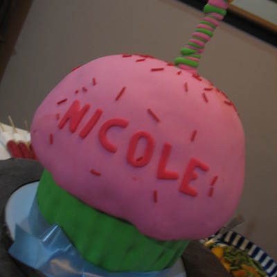 Huge Cupcake Cake