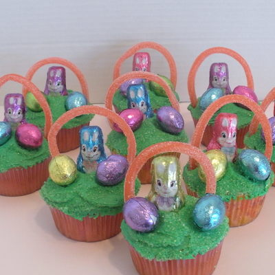 Cupcake Easter Baskets