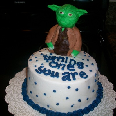Yoda Smash Cake