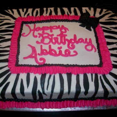 Abbie's Zebra Birthday