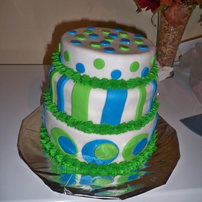 3 Tier Boys Cake