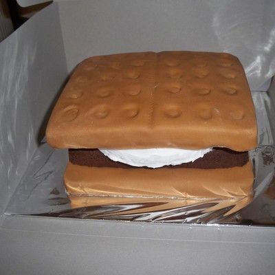 3-D Smores Cake