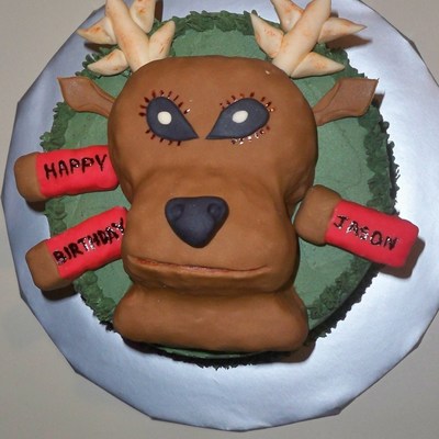 Deer Head Cake