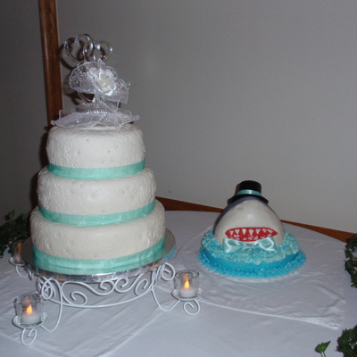 The Wedding Cake And Shark Cake