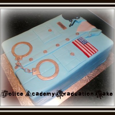 Police Academy Graduation Cake
