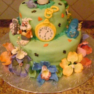 Alice In Wonderland Cake