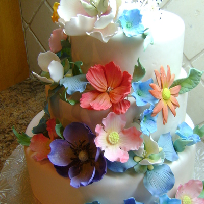 Spring Flowers Cake